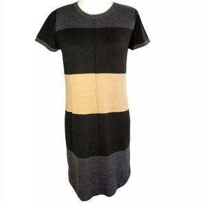 Calvin Klein Color Blocked Long Sweater Dress Size Small